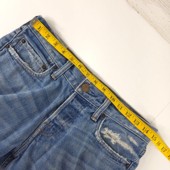 ABERCROMBIE AND FITCH JEANS MEN'S SIZE 30x31 DISTRESSED REFULAR FIT STRAIGHT LEG - Picture 11 of 16